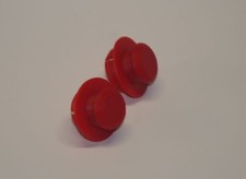 Two 2 Red Cigarette Lighter Cover Cap Socket 12 Volt Power Receptacles Two 2 Red Cigarette Lighter Cover Cap Socket 12 Volt Power Receptacles