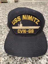 Eagle Crest USS Nimitz Snapback Hat CVM-68 Made In The USA Ship