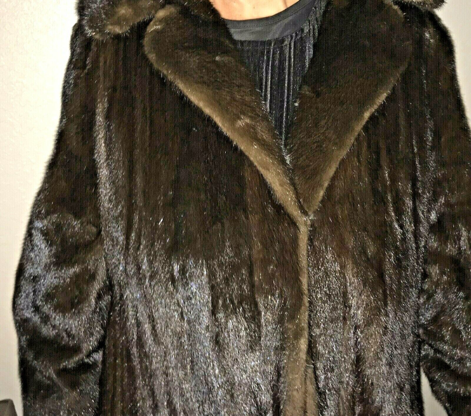 Blackglama Norman Norell Full Length Mink Coat Or… - image 2