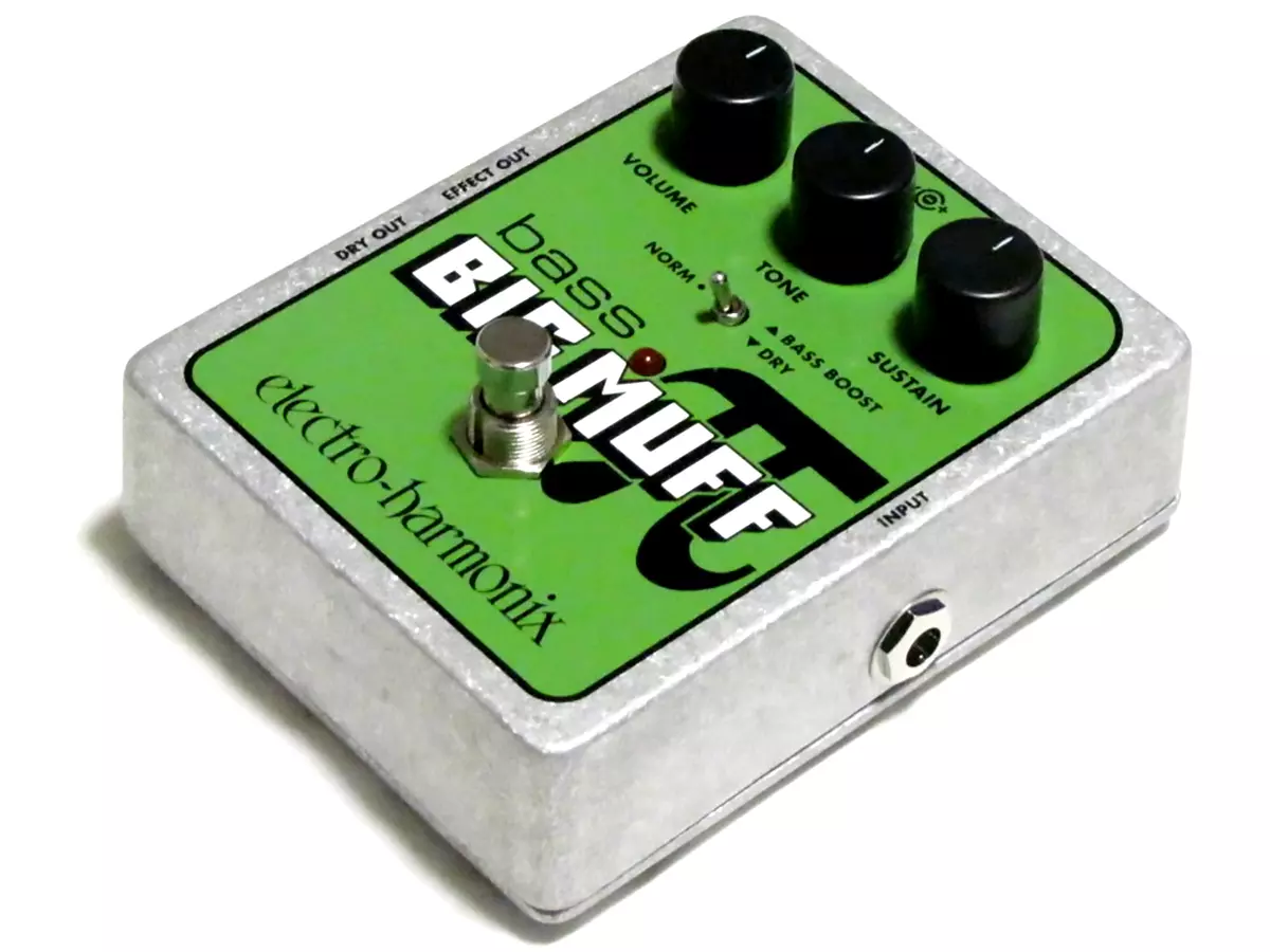 Used Electro-Harmonix EHX Bass Big Muff Pi Distortion Fuzz Pedal