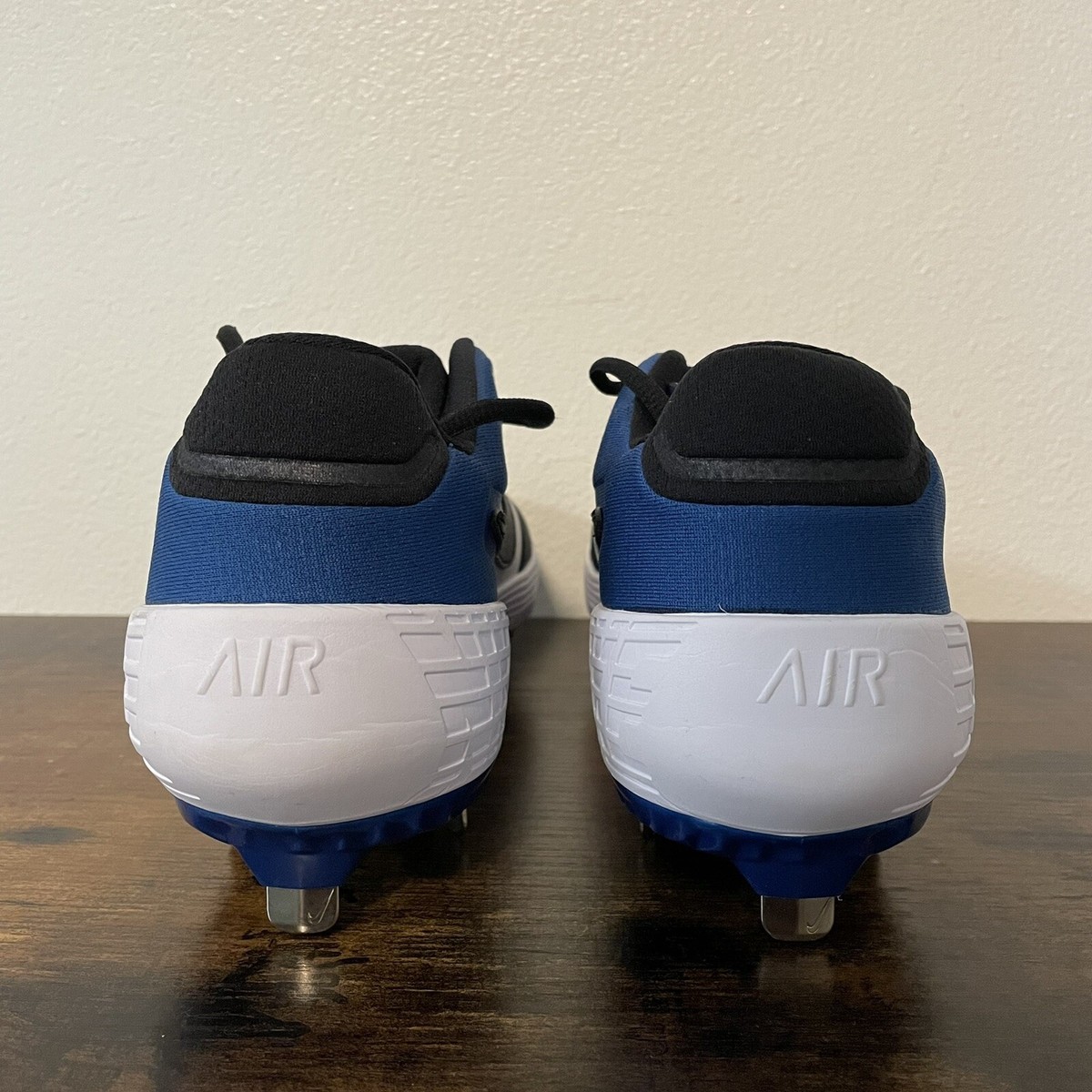 Nike Baseball Mens Sz 7 Cleats Alpha Huarache Elite 2 Blue 