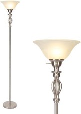 Torchiere Floor Lamps for Living Room  Bedroom   Stand Up Lamp with Corner F.