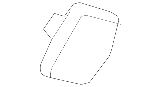 Genuine GM Cover-W/S Side Upper G/Molding                 *Gray 22688455