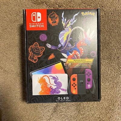  NEW Nintendo Switch OLED: Pokemon Scarlet and Violet Edition SAME DAY SHIP NOW