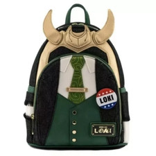 Loungefly Loki For President Mini Backpack Bag NWT