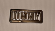 JIMMY Custom Personalized Name Belt Buckle -Put your name or word on Buckle