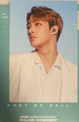 ATEEZ PORT OF CALL ONLINE CONCERT トレカ Ateez 2nd Anniversary Port Of Call Online Concert MinGi Post card