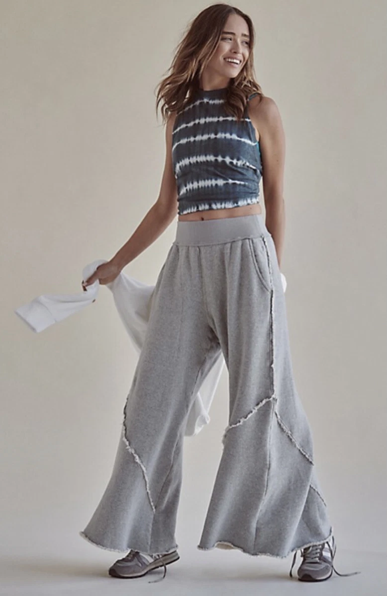 Free people wide leg clearance sweatpants