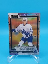 Matthew Knies 2023-24 O-Pee-Chee Platinum #205 Marquee Rookie Sunset Parallel