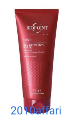 Biopoint Styling Fertig Stellen Gel Definition Starke Nachlass Strong 200 ML Neu