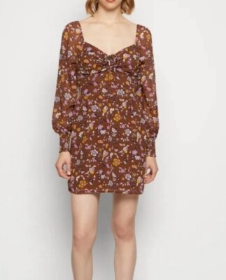 brown dress hollister Hollister summer dress, Mini, Perfect condition