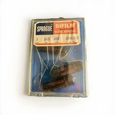 (one) Sprague Black Beauty .068 MFD -/+ 10%/ 400VDC /Model 4TM-S68/(1960-1970)