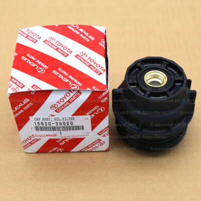 15620-36020 GENUINE OEM ENGINE OIL FILTER HOUSING CAP NEW for TOYOTA LEXUS SCION