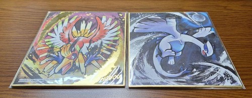 Pokémon Shikishi ART2 Ho-Oh Lugia Foil Stamp 2set - Picture 3 of 12
