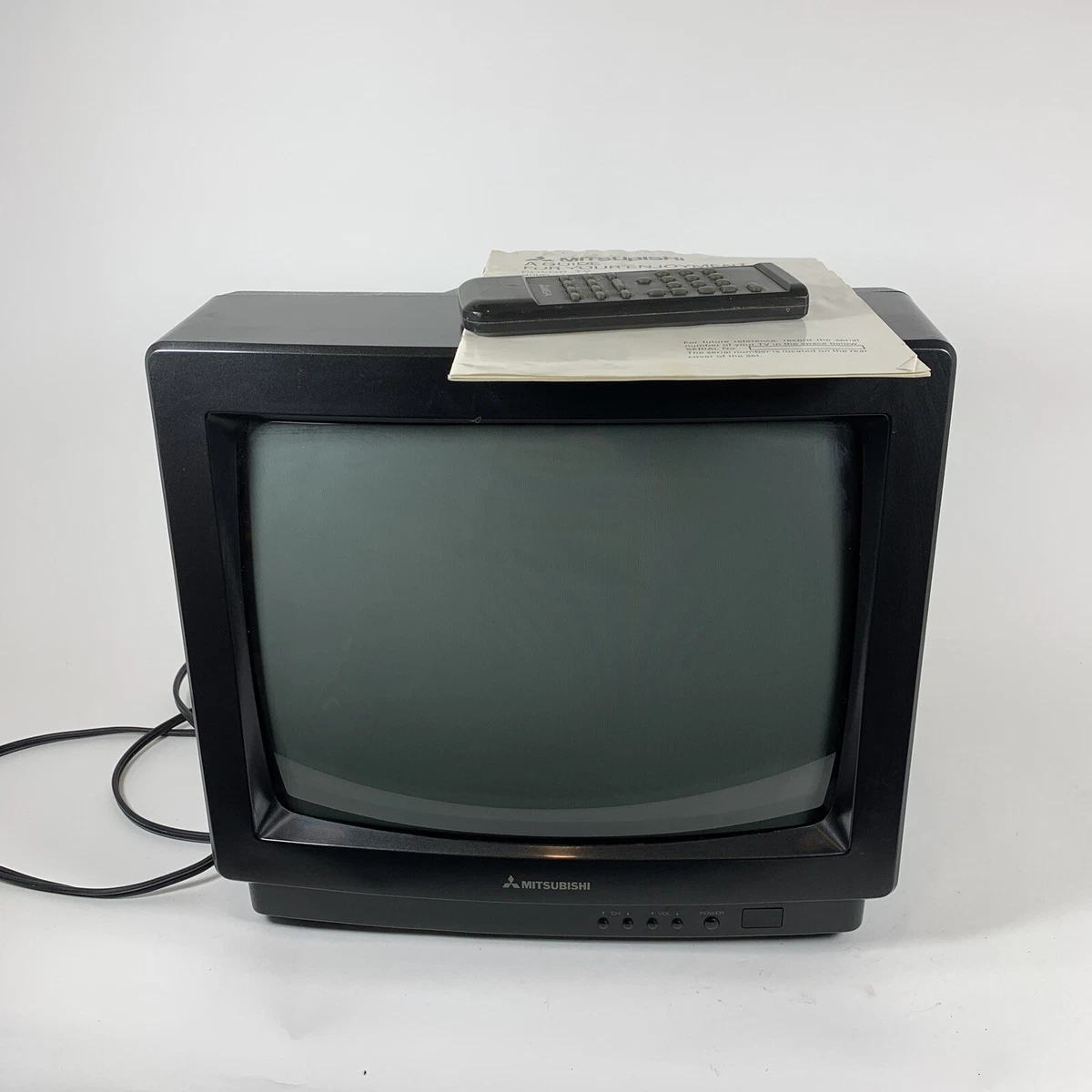 昭和レトロ　三菱電機　MITSUBISHI コンパクトテレビ アンテナ付き $_57.JPG?set_id=880000500F