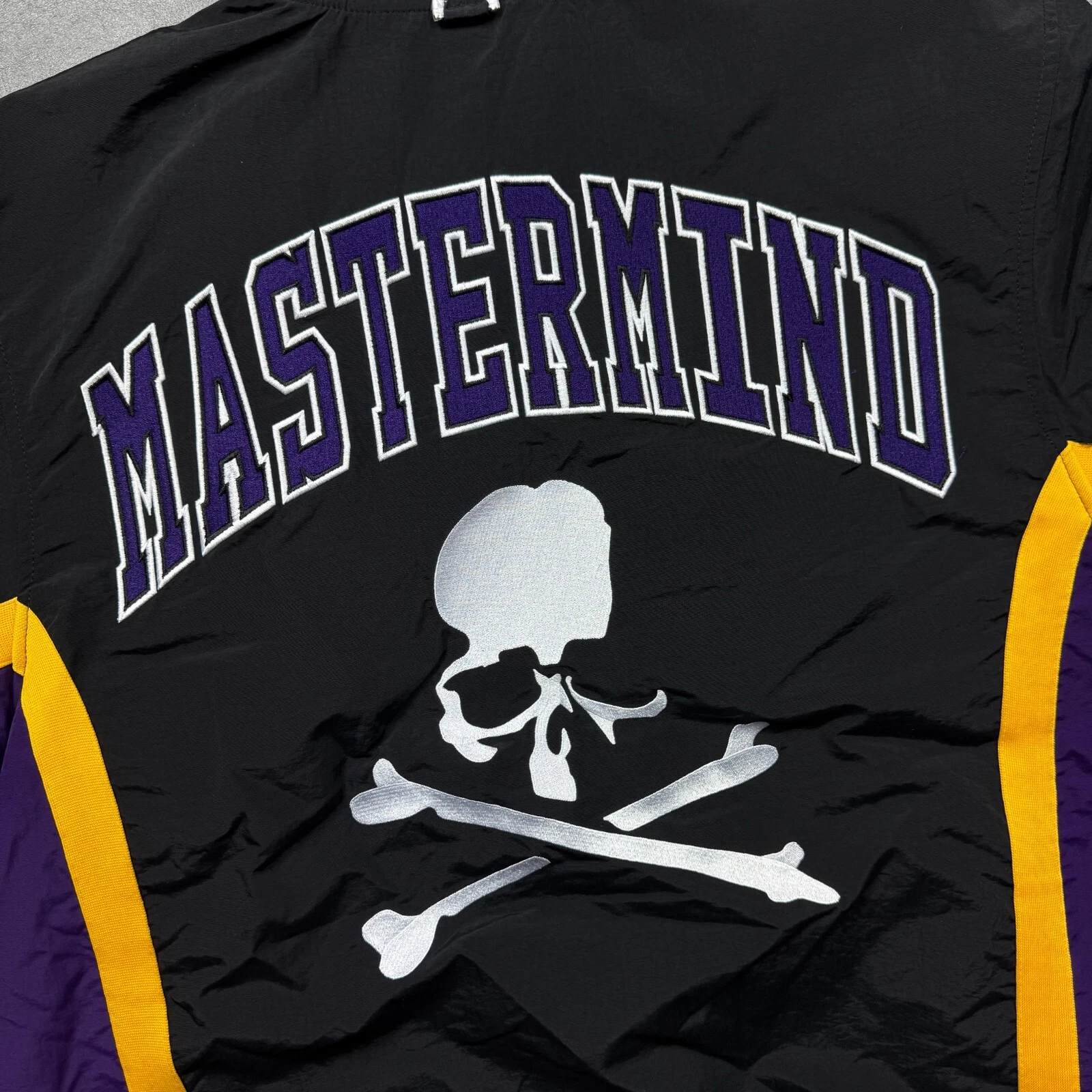 100% Authentic MasterMind x Mitchell & Ness Jacket Size XL 48 Mens Lakers Kobe image 6