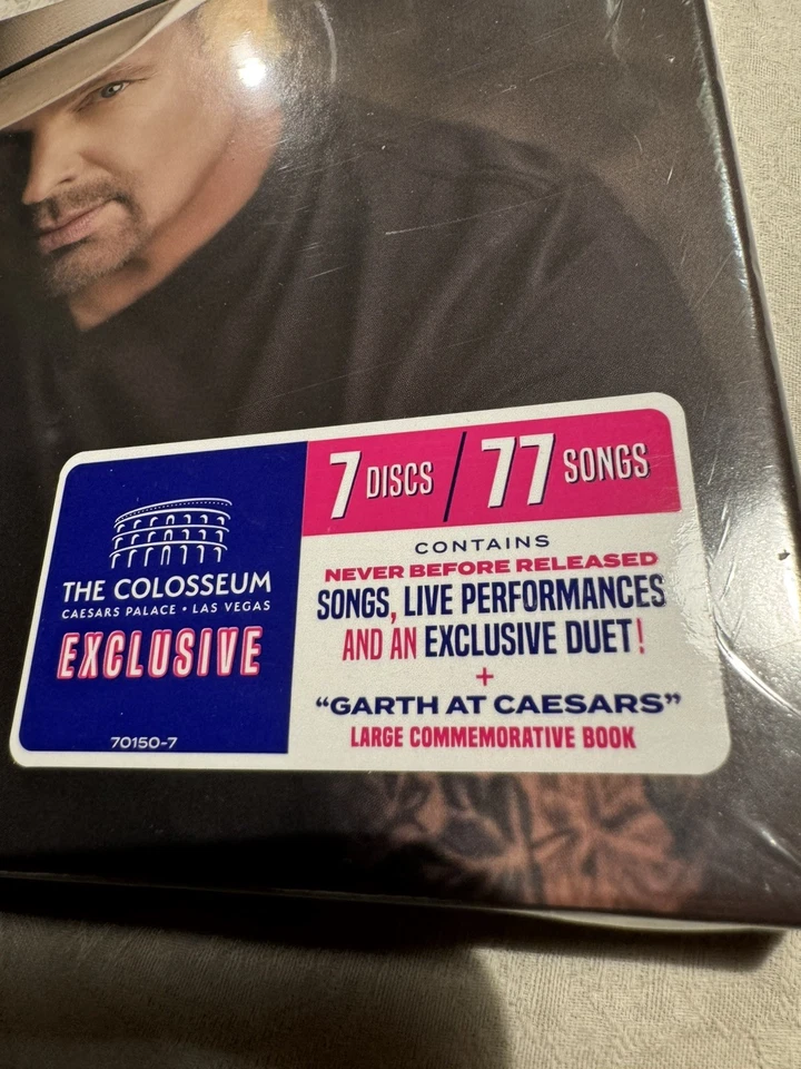 NEW SEALED Exclusive LAS VEGAS CAESARS PALACE, GARTH BROOKS 777 Jackpot Box Set - Image 3 of 4