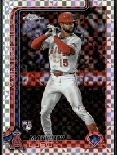 2025 Topps Chrome Update #USC166 Matthew Lugo X-Fractors RC