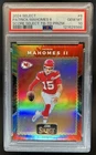2024 Panini Select Patrick Mahomes II Score Throwback Tie-Dye Prizm #/25 PSA 10