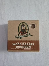 Dr. Squatch Bar Soap for Men Wood Barrel Bourbon 5 Ounce