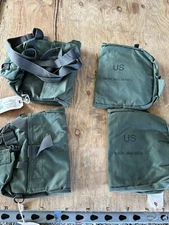 Weckworth Military Gas Mask Carrier Assembly Pouch OD Green M40 USGI USA Made