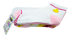 Peeps Set of 5 Ankle Socks Size 9-11 / Shoe Size 4-10 Women's Girls
