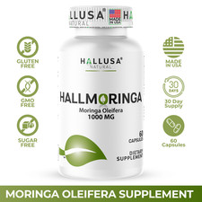 Moringa Oleifera Leaf Extract capsules 1000mg Serving  Immune Support  60 Ct