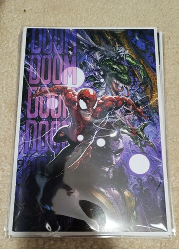 Spiderman 1 (1990) Signed Crain Doom Doom Doom Virgin Variant