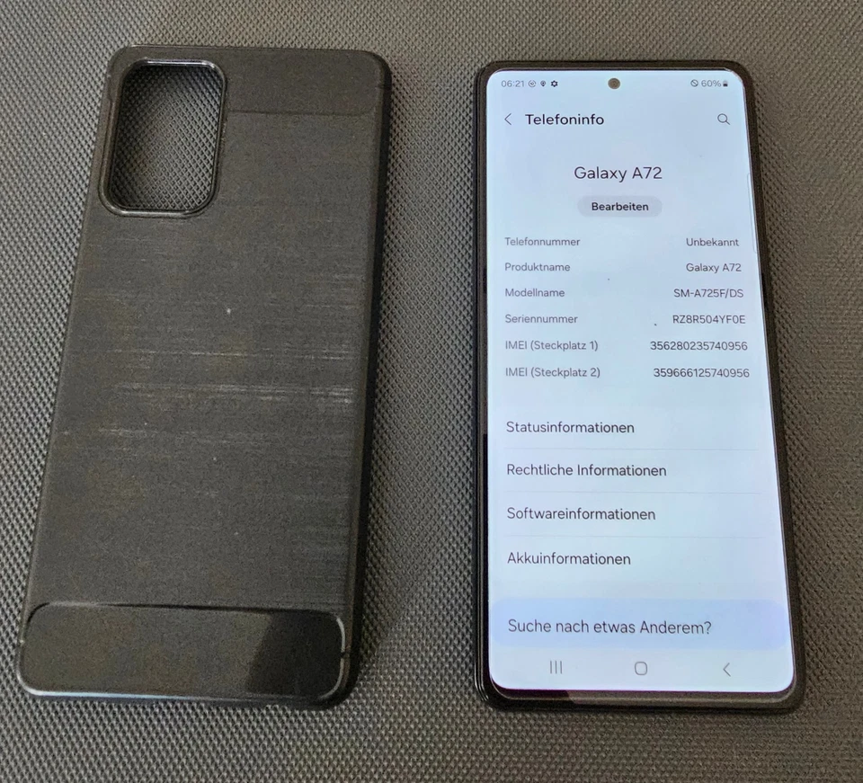 Samsung Galaxy A 72 in Schwarz - Bild 2 von 4
