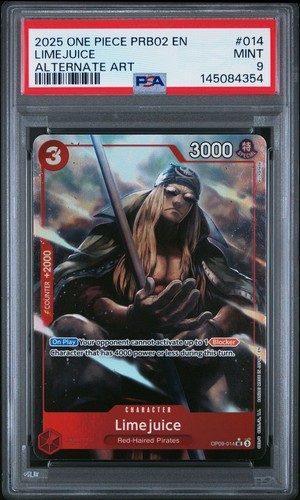 Limejuice (Alternate Art) graded PSA 9 for sale on eBay