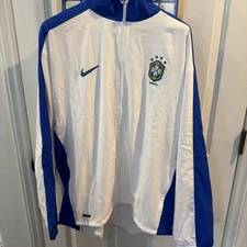 Nike Brazil 1998 Reissue Soccer Replica Track Jacket Men XLarge FZ6681-100 New
