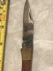 Vintage Switchback 7” Stainless Steel Knife W/ Wood And Brass Handle — photo 3
