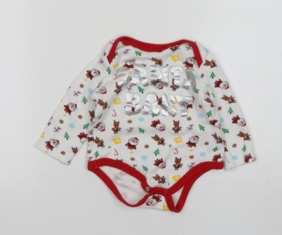 Baby UK Größe 6-9 Monate PEP&CO weiß Turnanzug Einteiler