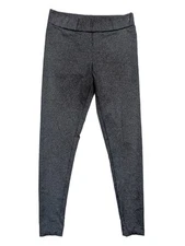 Matty M Solid Charcoal Gray Legging Pants Women's Size Small