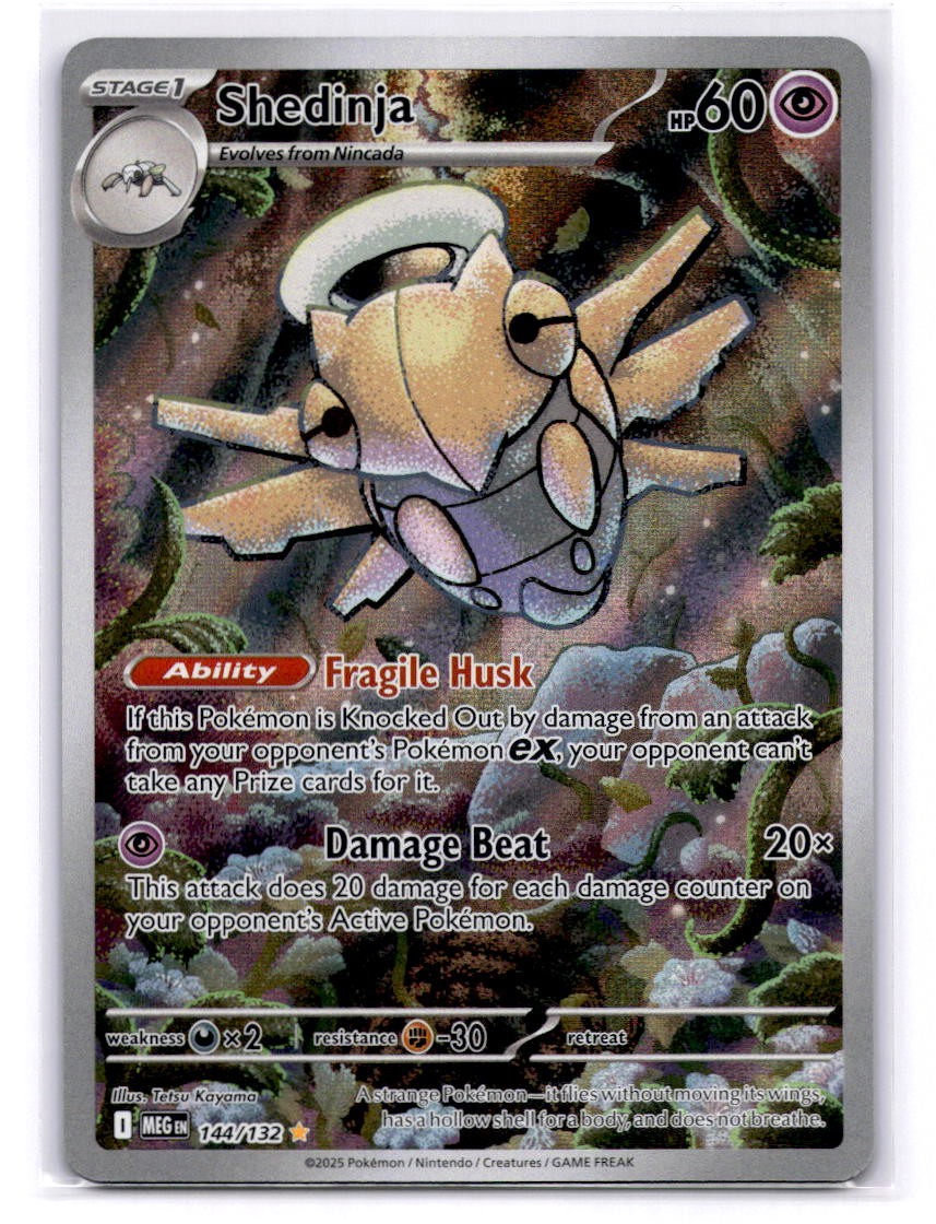 Shedinja ME01: Mega Evolution 144/132 Illustration Rare LP-NM