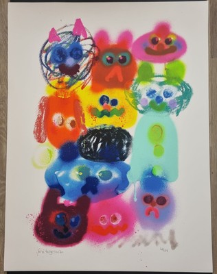 Jon Burgerman Earthlings Print Timed Limited Edition Signed Original GREENPEACE 