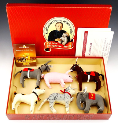 Steiff 150th Anniversary Jubilee Set 1997 EAN 400285 L.E. #673/1847 NEW Box COA