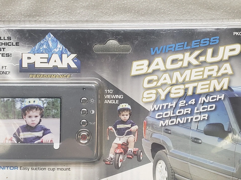 Wireless Back-Up Camera System 2.4in Color LCD Monitor Peak Performance PKC0RA - Image 4 of 4