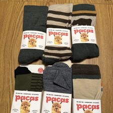 This Is A Men s 6 Pk Of Large Alpaca Crew Length Socks Made Br The Pacas Brand