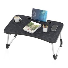 Laptop table folds out 60 x 40 x 28 cm Reading table Breakfast board Book tray