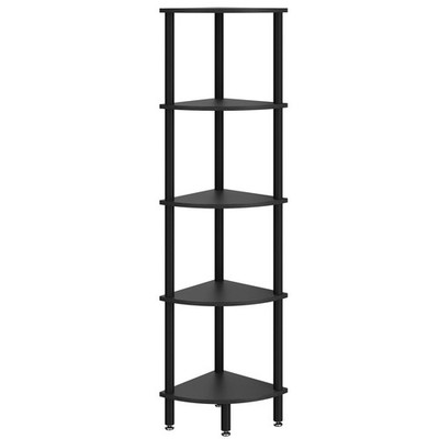 5 Tier Corner Shelf Stand,Industrial Corner Display Rack,Corner Bookshelf for...