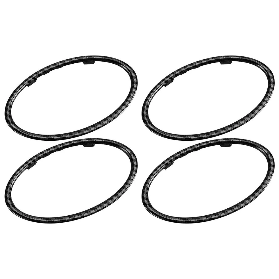 4x Marco de moldura envolvente de salida de aire interior para automóvil apto para Ford Focus 2005-2011 Foto 3 de 4