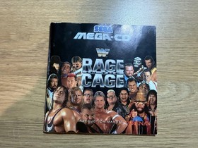 WWF Rage In The Cage Sega Mega CD Complete PAL - UK Seller
