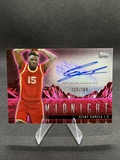 Clint Capela 2023-24 Topps Midnight Basketball Horizon AUTO /199 - Atlanta Hawks
