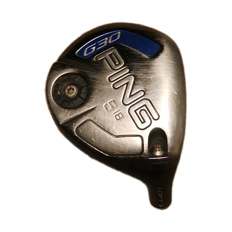 PING G30 18° Right-Hand Fairway Wood Club Head Only Black/Silver/Blue