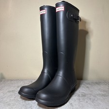 Hunter Women's Original Tall Matte Black Rain Boots US 11/ UK 9/EU 43