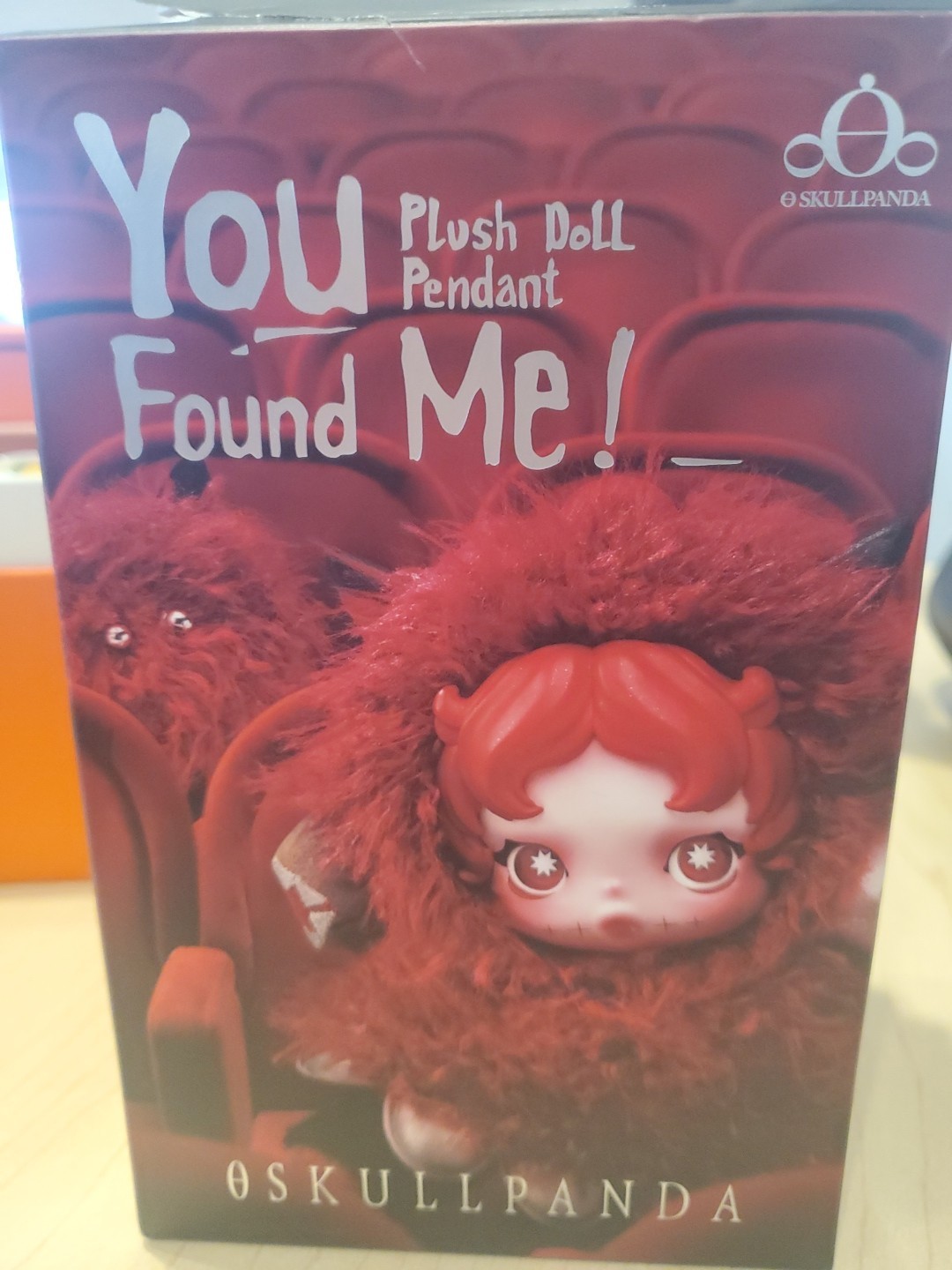 POP MART x Skullpanda You Found Me Series Plush Doll Pendant Sandman, Open Box