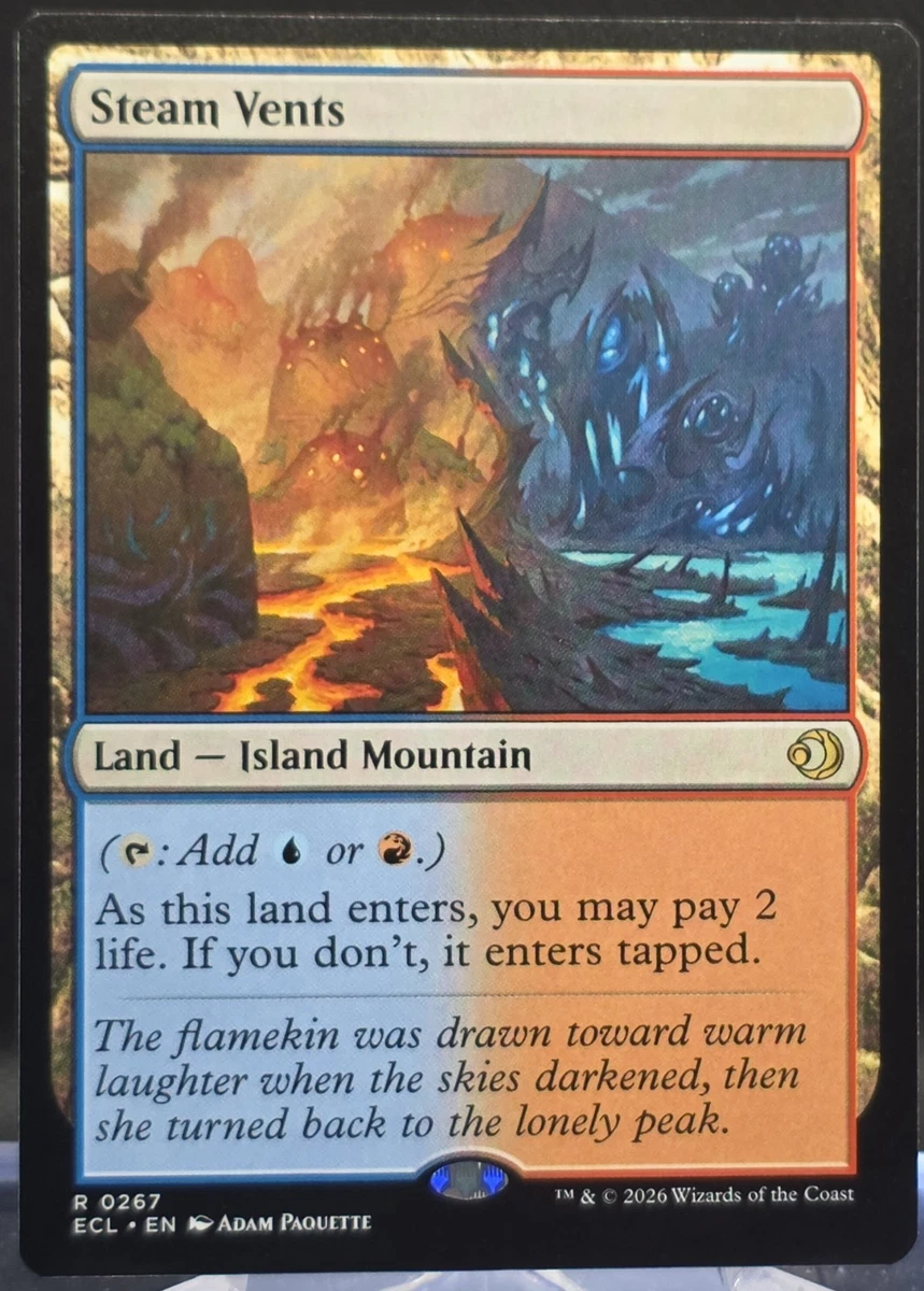 Steam Vents Magic: The Gathering Individual Trading Card Games for