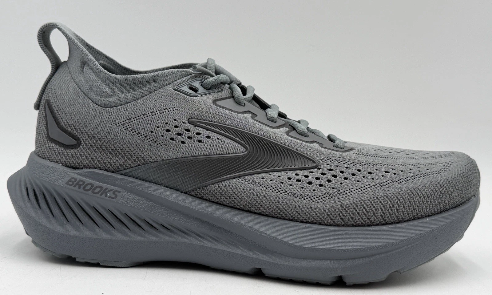 NEW BROOKS SZ 11 GLYCERIN 23 RUN & WALK cushion shoes men's In Grey Pearl Black