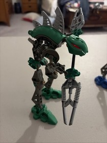 LEGO Bionicle Rahkshi Guurahk Blue 8588 Lerahk Green 8589 Complete W/kraata Lot